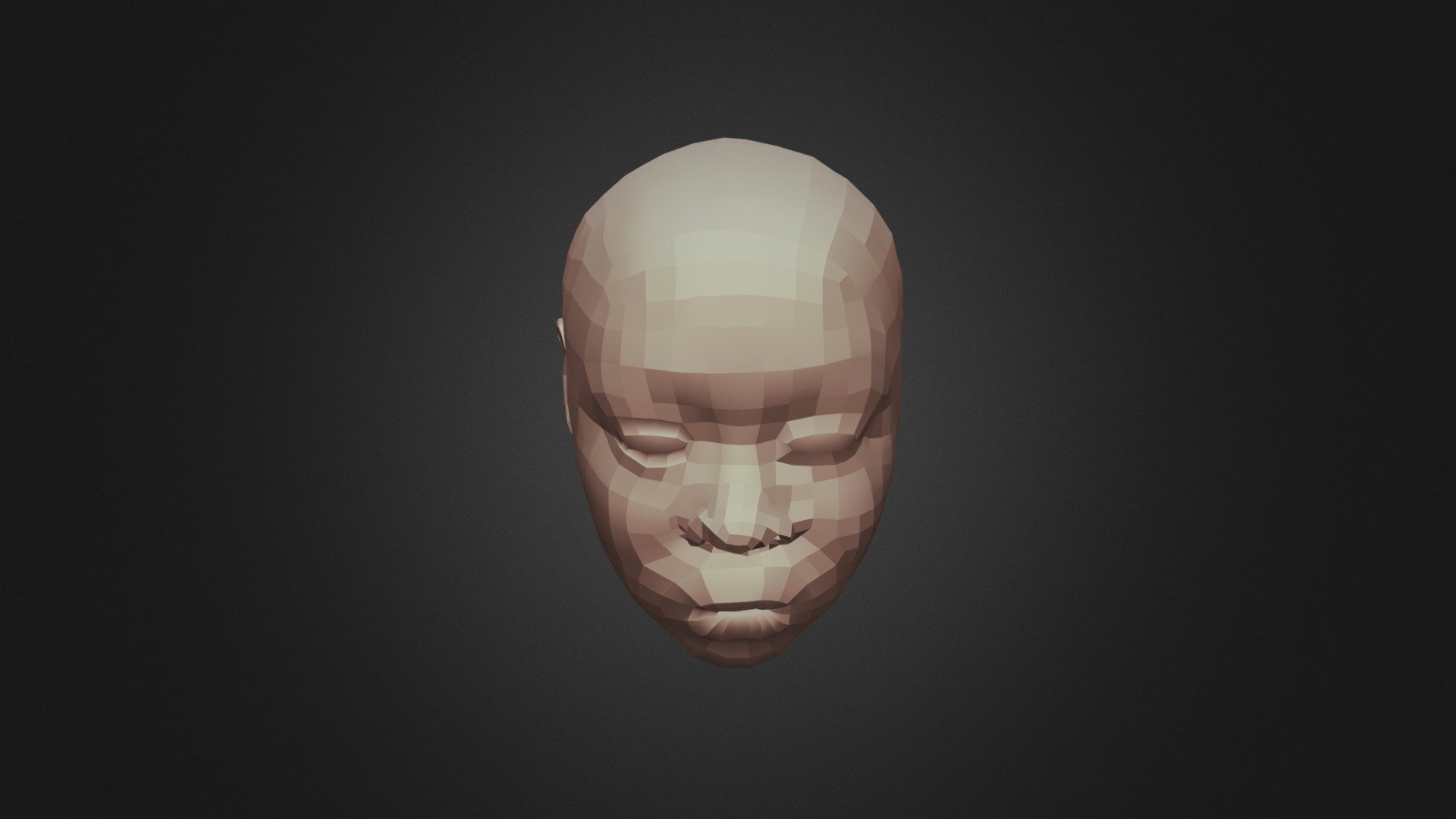 Low Poly Face - Download Free 3D model by Abby Woodward (@AbbyWoodward ...