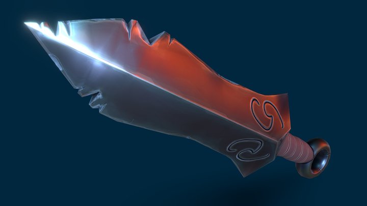 Stylized Sword 3D Model