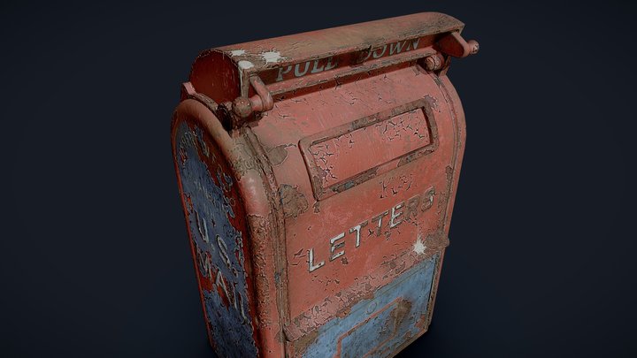 Old mailbox 3D Model