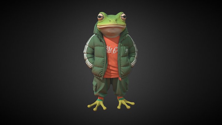 Frog 3D Model
