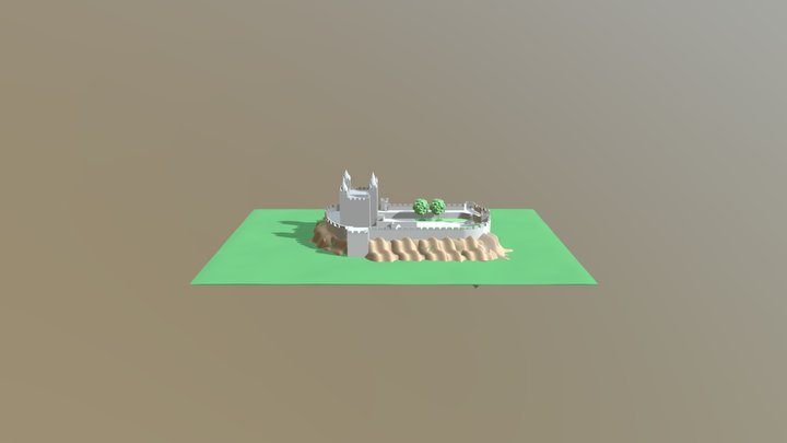Santa Maria Da Feira Castle (2) 3D Model