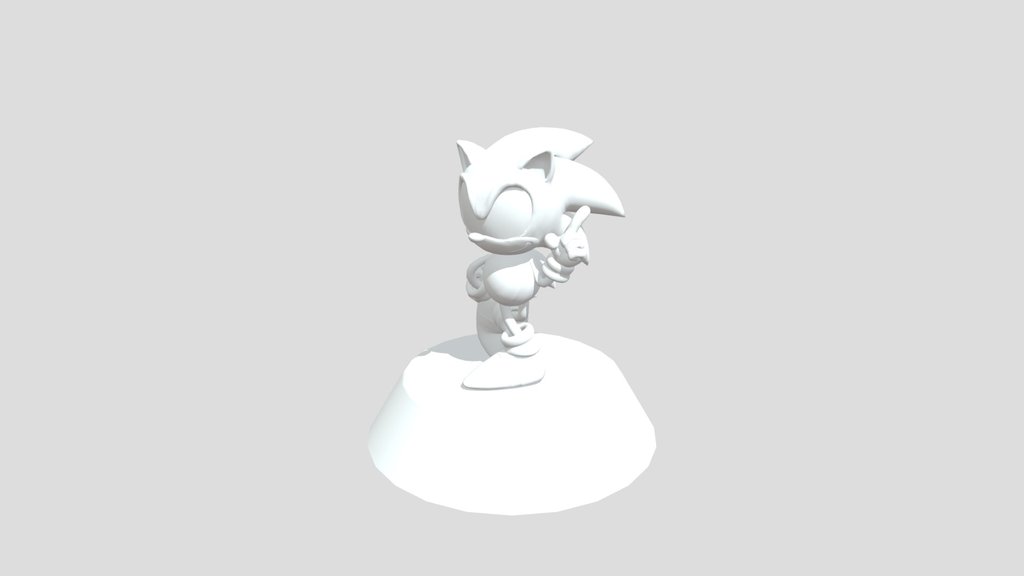 Classic Sonic pose