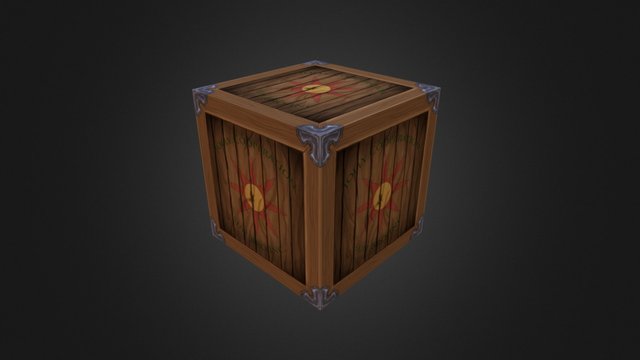 Sun Crate 3D Model