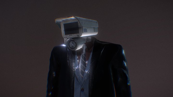 Classic Cameraman 3D Model
