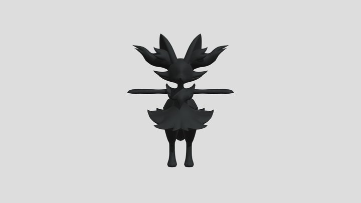 Braxien pokken tournament dx 3d model. 3D Model