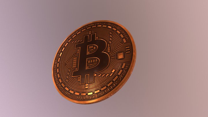 Bitcoin 3D Model