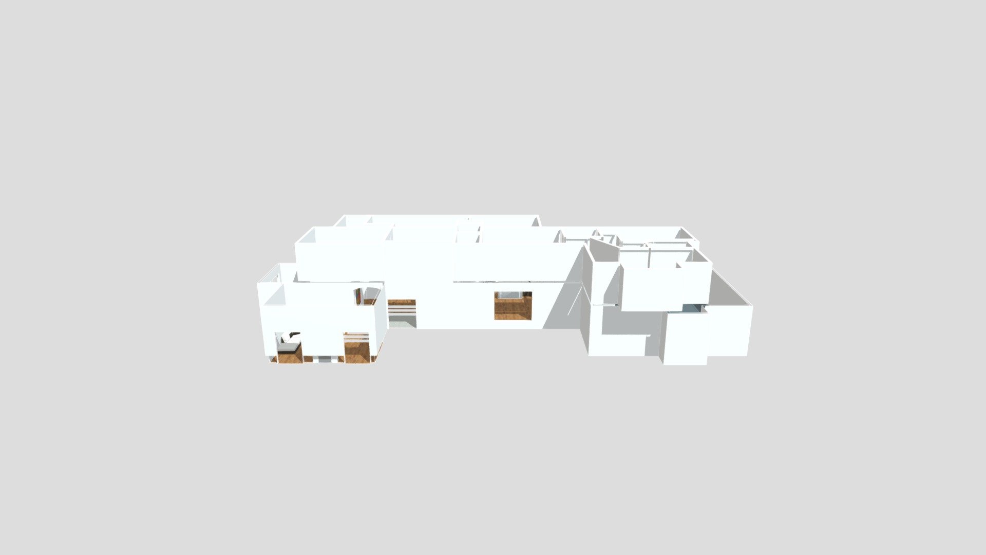 Opt B - closed dining, open stairs