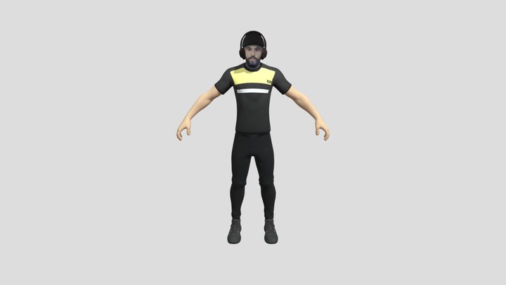 XXYJYXX model skin (Fortnite Style) 3D Model