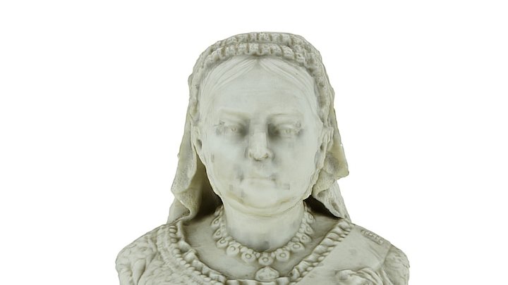 Queen Victoria bust 3D Model