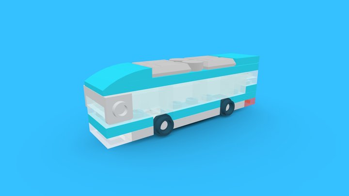 LEGO Micro Electric Bus MOC [#0375] – Free 3D Model STL