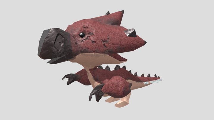 Cute Monster Hunter (imitate) 3D Model