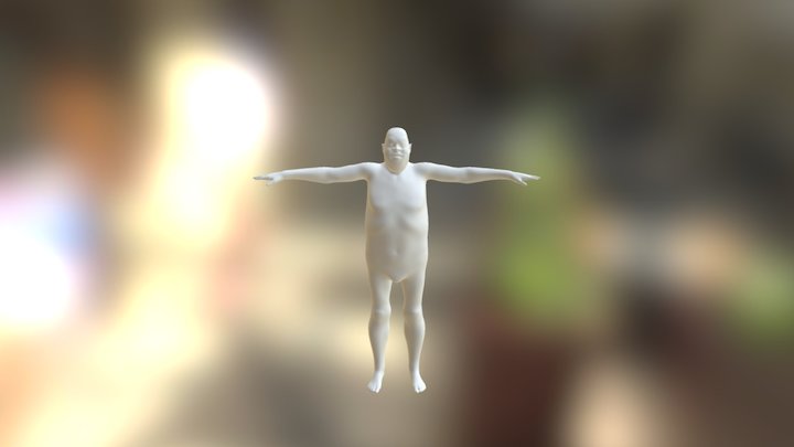 Out of Shape Guy 3D Model
