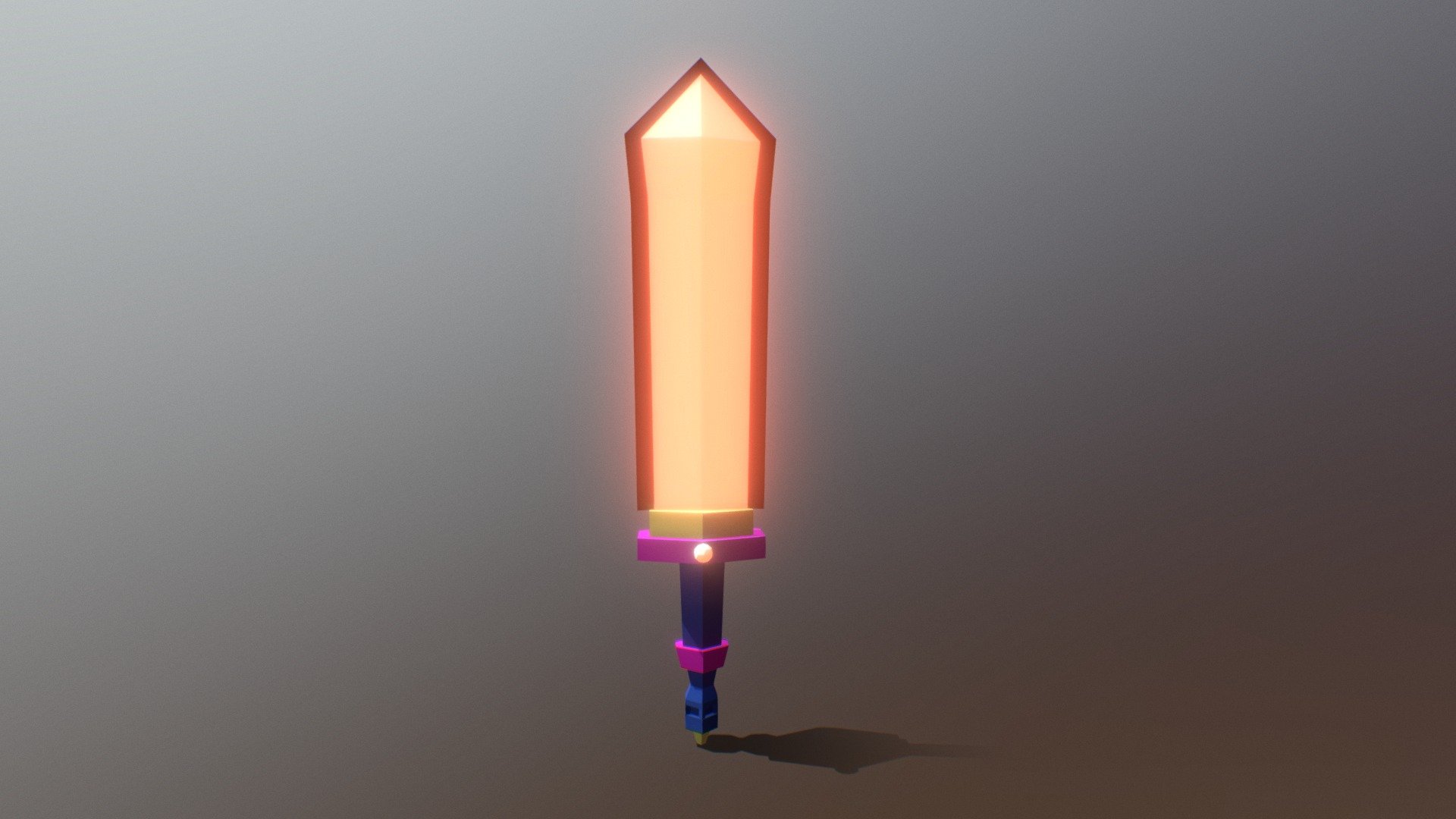 3D model of Sword in Blender 2.8 - 3D model by 3daspirationmodeler ...