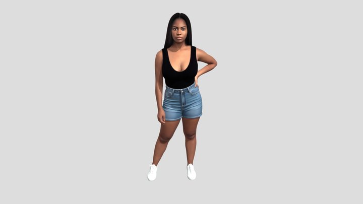 Confident in Denim – Modello 3D gratuito STL