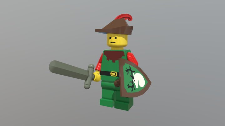 LEGO Forestman 2 3D Model