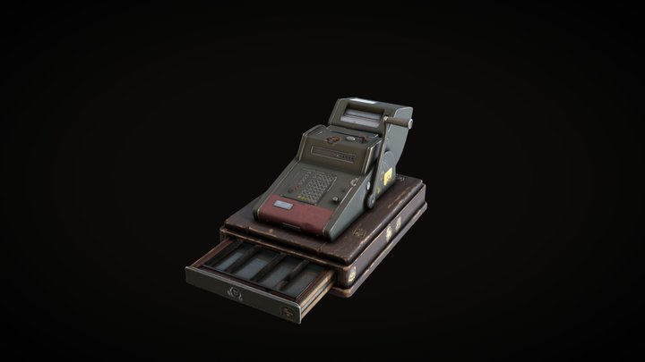Cash Register 3D Model