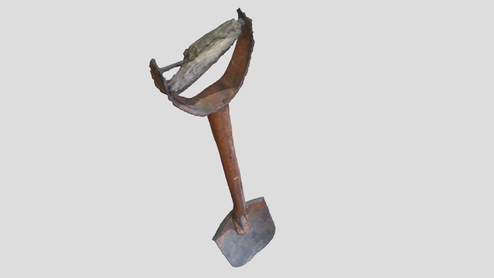Rusty Broken Shovel Download Free 3D model by ollimoisio [e5092b2