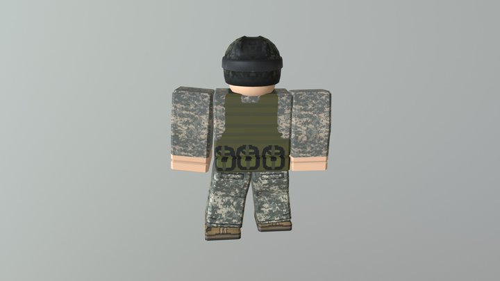 Army Man 3D Model