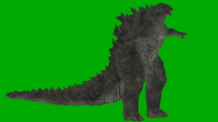 Godzilla 2019 Rig 3D Model