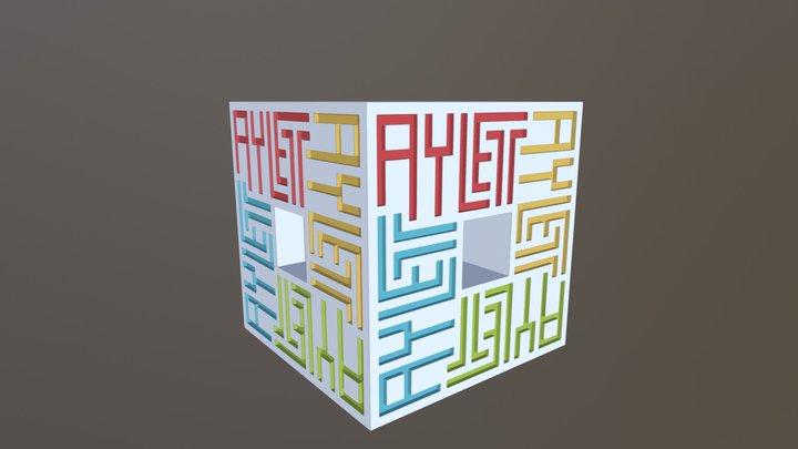 Cube Print 3D Model