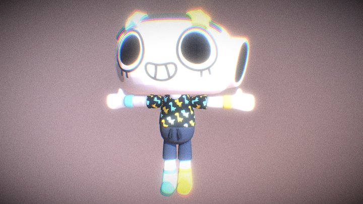 Star-Time Shelly - Dandy's World 3D Model