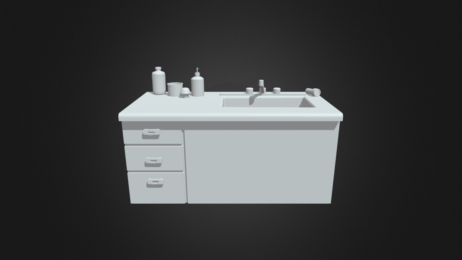 Composition Sink Counter