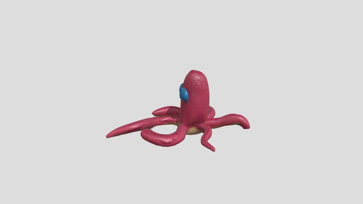Octopus Nicolas – Kostenloses 3D-Modell STL