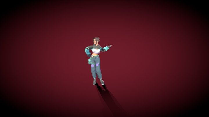 Mallow Posed 3D Model