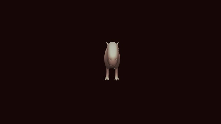 Capybara 3D Model