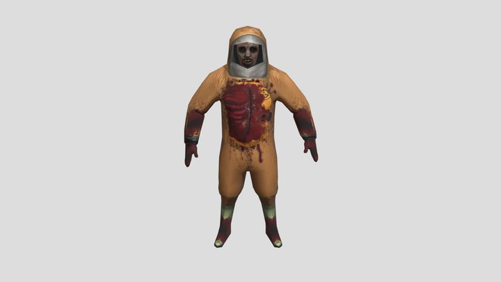 _zombie hazmat scp 3D Model