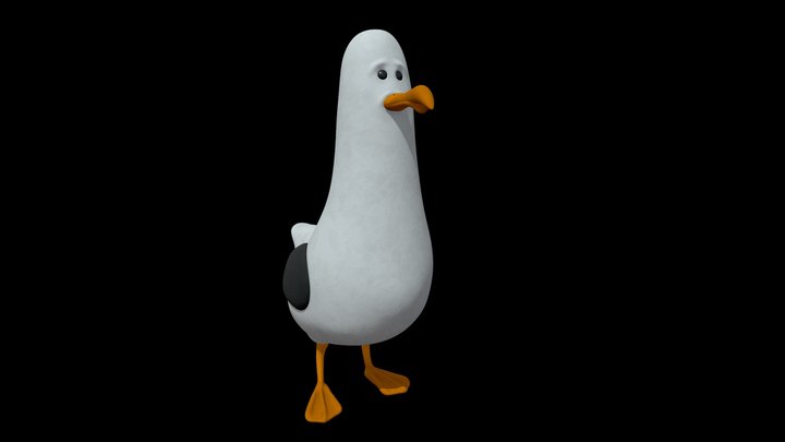 Nemo Seagull - Mine! 3D Model