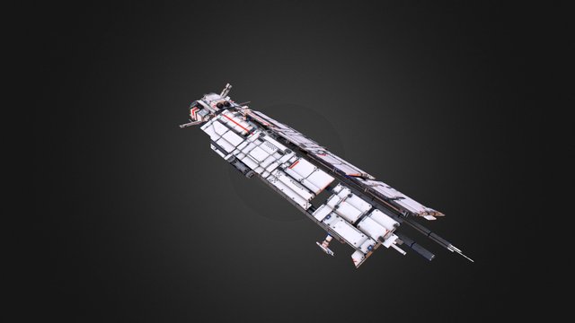 Carrier Model - End Space VR 3D Model