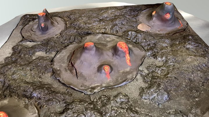 PICJ Project - Volcanoes 3D Model