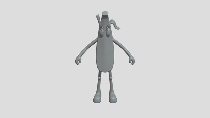 Toon banana fortnite🫵 3D Model