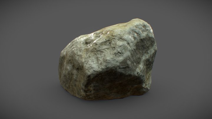 Small Quartz Rock 3D Model