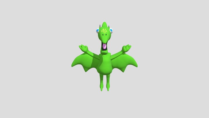 Tiny Pteranodon 3D Model 3D Model