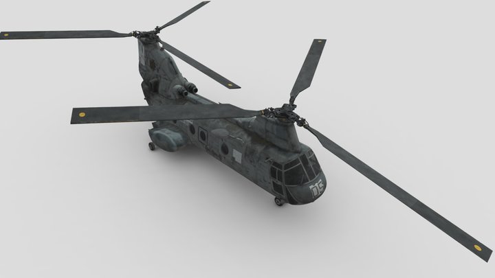 Call of Duty: MW2R - CH-46E Sea Knight – Modelo 3D gratuito STL