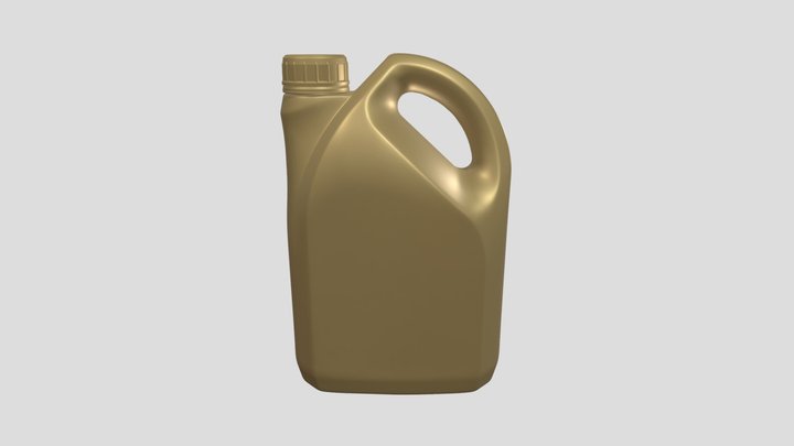 2L_38mm Gold Cap_Gold Body_206 1a 3D Model