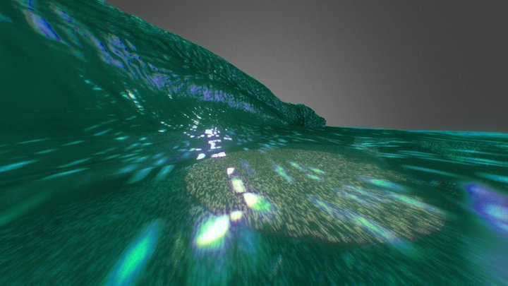 Green Wave 3D Model