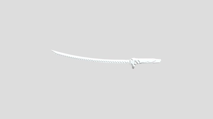 Genji's Dragonblade 3D Model