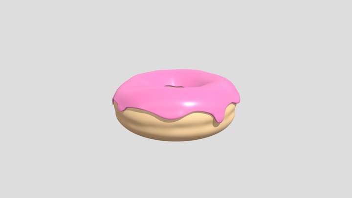 Donut Clean 3D Model
