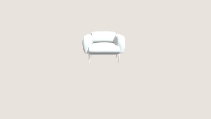 Кресло Cloud — 3D-модель для интерьера 3D Model