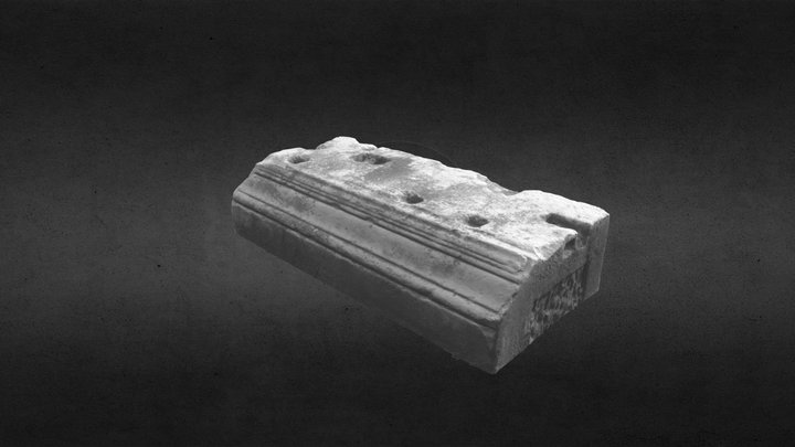 Temple fragment - Iuno Sospita Temple (Rome) 3D Model