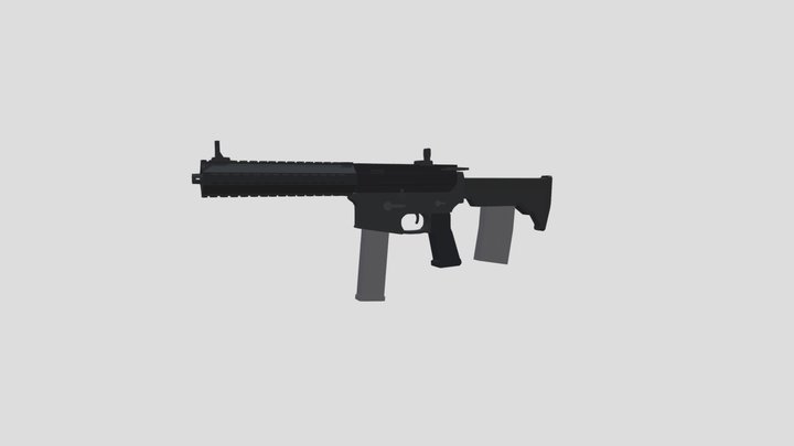 Bullpup M4-SMG 3D Model