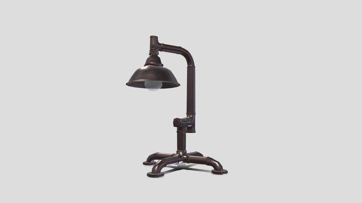 Industrial Lamp 3D Model