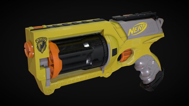 Nerf Gun 3D Model