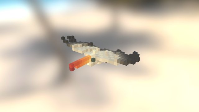 Pelican - Fugl 3D Model