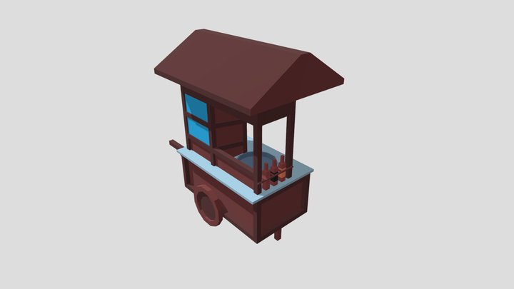 Bakso Cart 3D Model