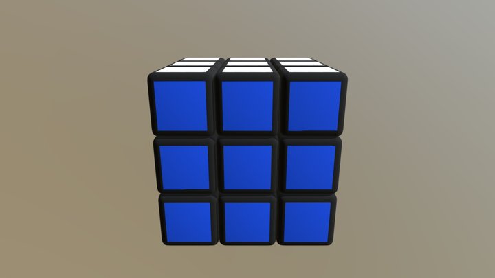 Rubik's cube 3D Model