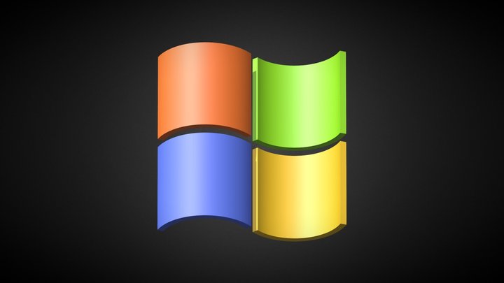 Windows 7 Logo 3D Model